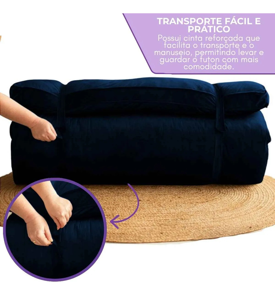 Sofá-cama Futon Slim Casal 2