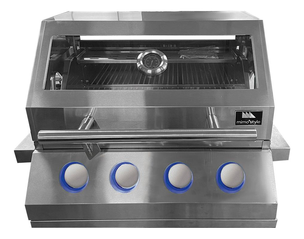 Churrasqueira a Gás Inox de Embutir 4 Queimadores 1