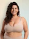 SHANTY LINGERIE Sutiã Pós-Mastectomia Plus Size para Usar com Prótese Microfibra Bege 1