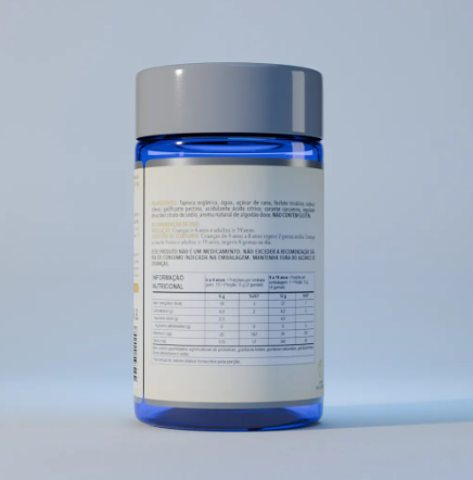 Gummy Cálcio e D3 - Com Cálcio 170 mg e Vitamina D3 25 mcg - 30 Gomas 3