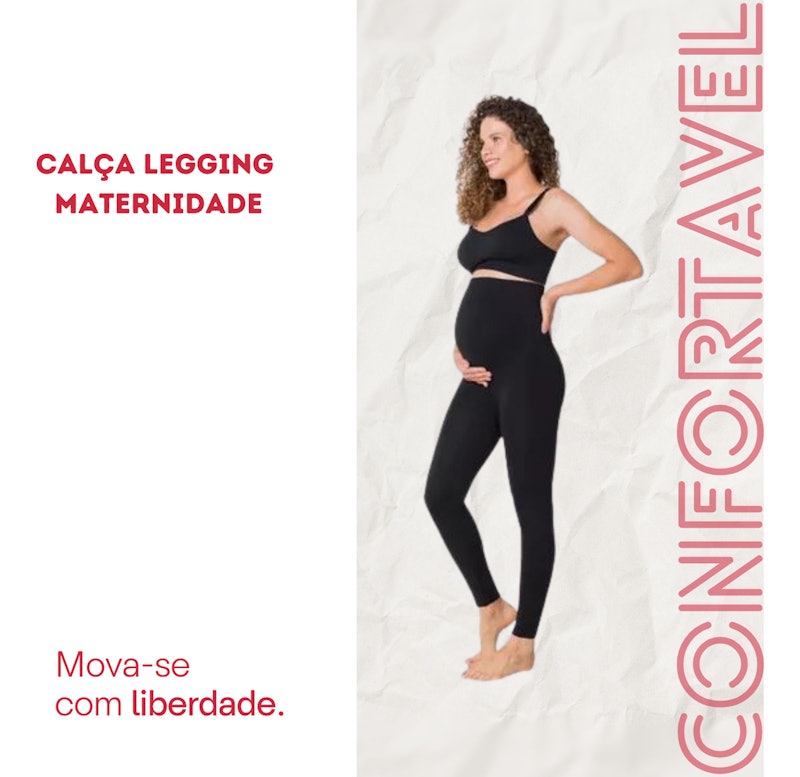 Calça Gestante Legging Maternidade 2