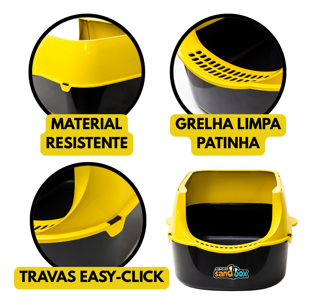 Kit Sanitário para Gatos Sandbox Furba 5