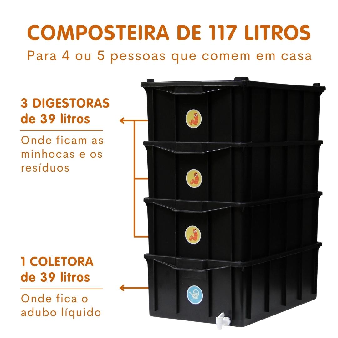 Composteira Convencional 117 L 4