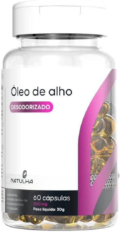 Óleo de Alho Desodorizado (Sem Cheiro) 500 mg 1