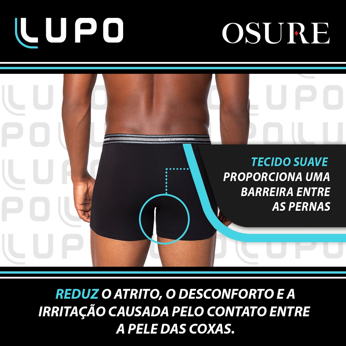 Cueca Boxer de Algodão 3