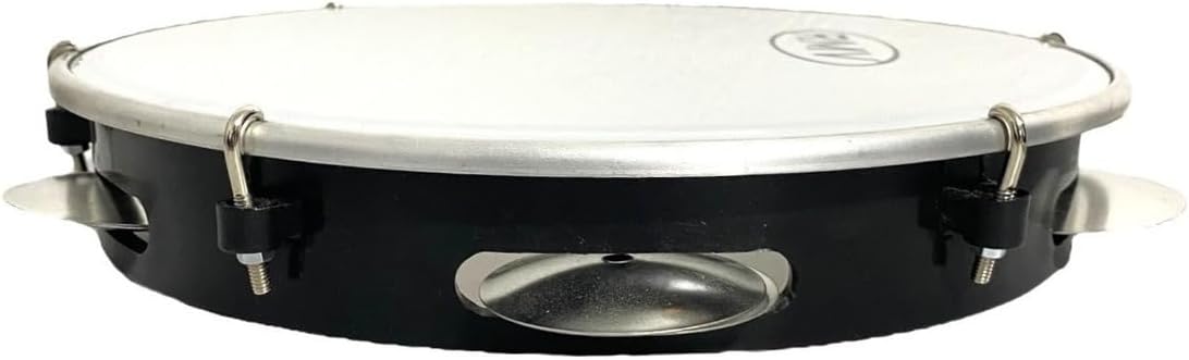 Pandeiro Profissional RMV 10" Preto Pele Leitosa 3