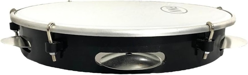 Pandeiro Profissional RMV 10" Preto Pele Leitosa 3