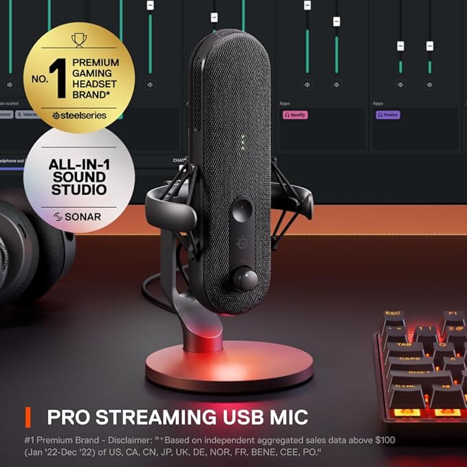 Microfone Alias SteelSeries 2