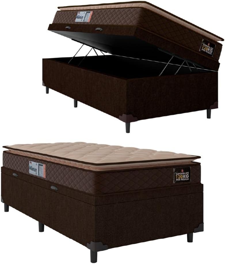 Cama Box Baú de Solteiro Millenium  1