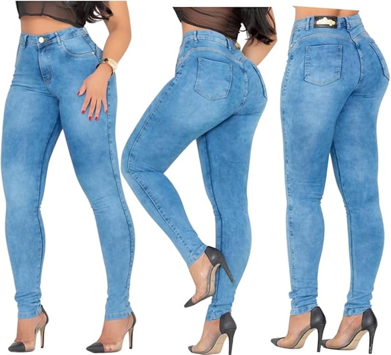 Calça Jeans Feminina Super Lycra Skinny 2