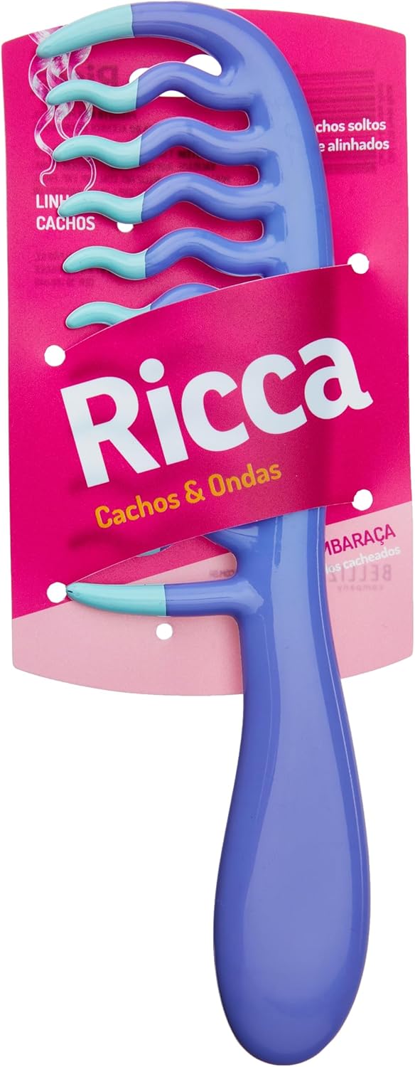 Pente Cachos & Ondas Roxo Ricca 2