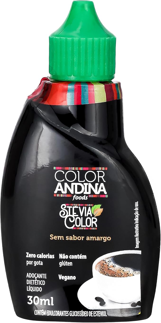 Adoçante Stévia Líquido Color Andina 30 ml 1