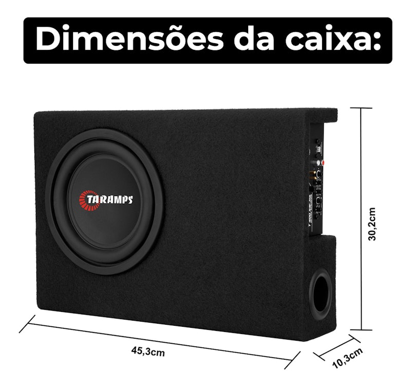 T 400 SW-AS 8″ Sub Slim Amplificado 3
