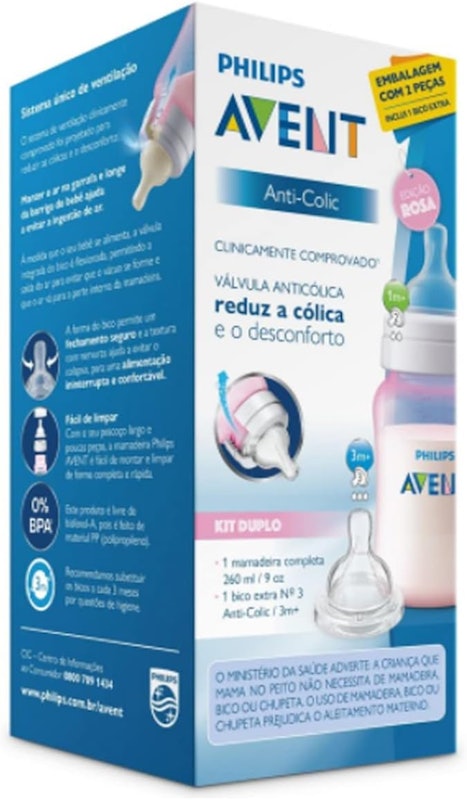 Mamadeira Anticólica Philips Avent 4