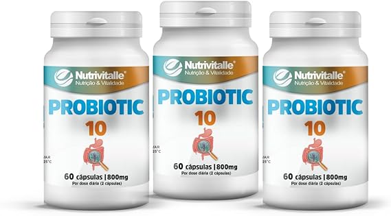 Probiotic 10 800 mg 60 Cápsulas  4