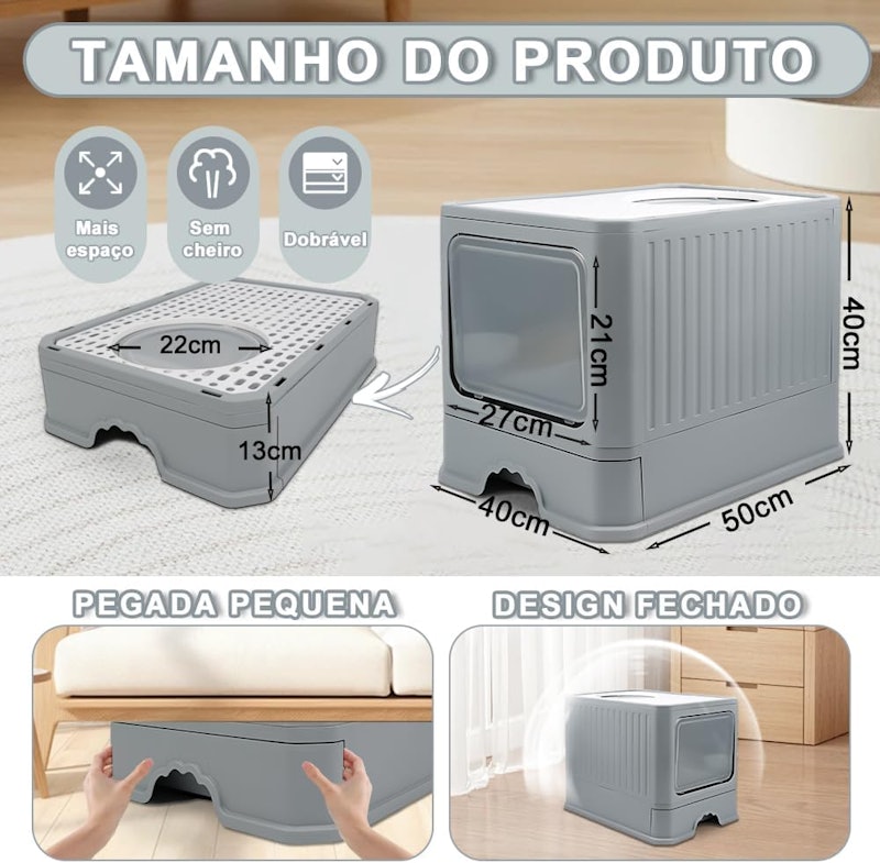 Caixa de Areia para Gatos Reamfit 2