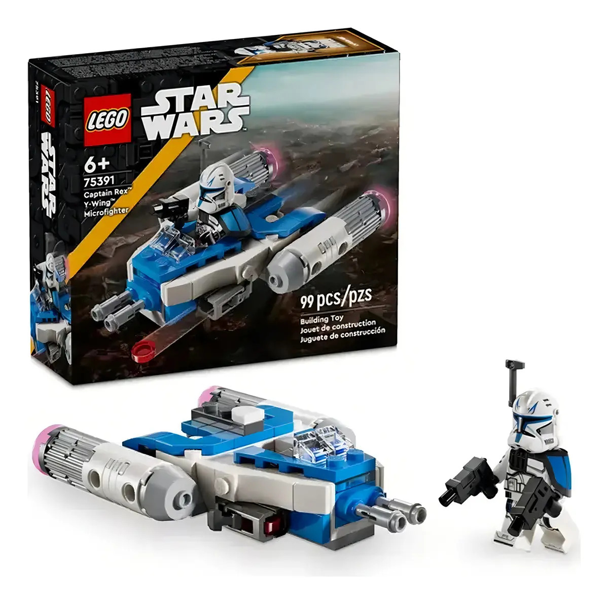 LEGO Star Wars Microfighter Y-Wing do Capitão Rex 1