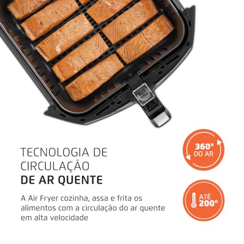 Fritadeira Sem Óleo Air Fryer 8 L 5