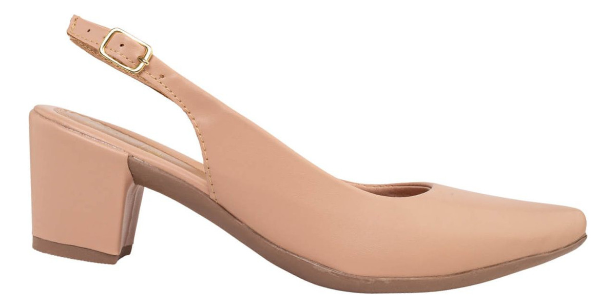Sapato Scarpin Feminino Slingback  1
