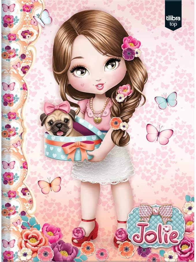 Caderno Brochura Jolie - Pacote com 5 5