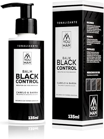 Balm Escurecedor Black Control Cabelo e Barba 1