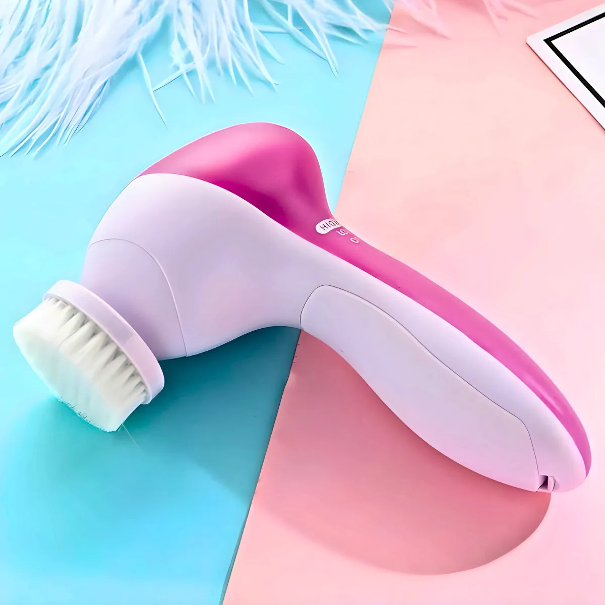 Escova Facial Elétrica 5 em 1 Esfoliante Massageadora Portátil 2