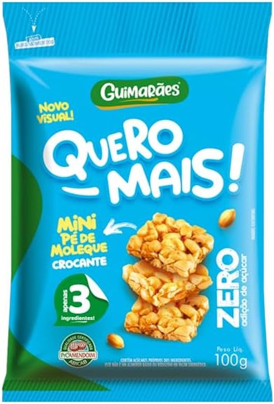 Quero Mais Pé de Moleque Zero 1