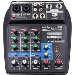 Mesas de Som 4 Canais MX-4BT