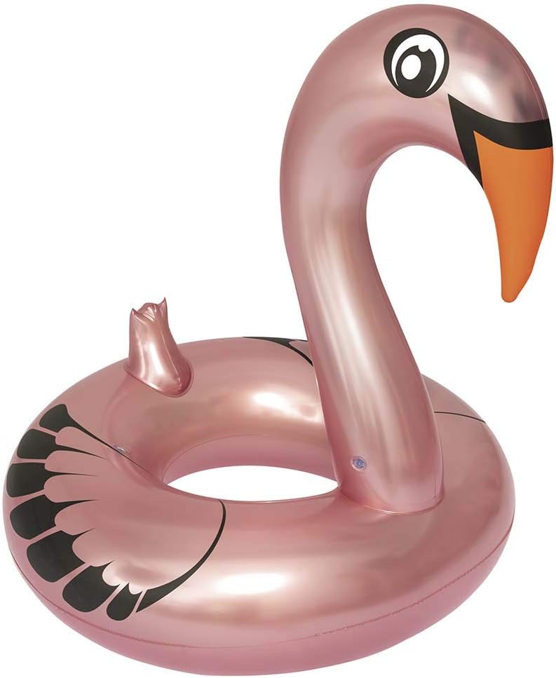 Boia Cisne Perolado Rosa com Abertura 1