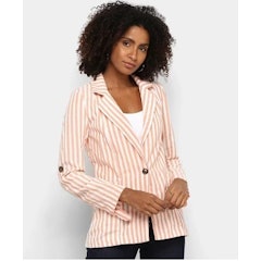 Blazer Listrado Feminino