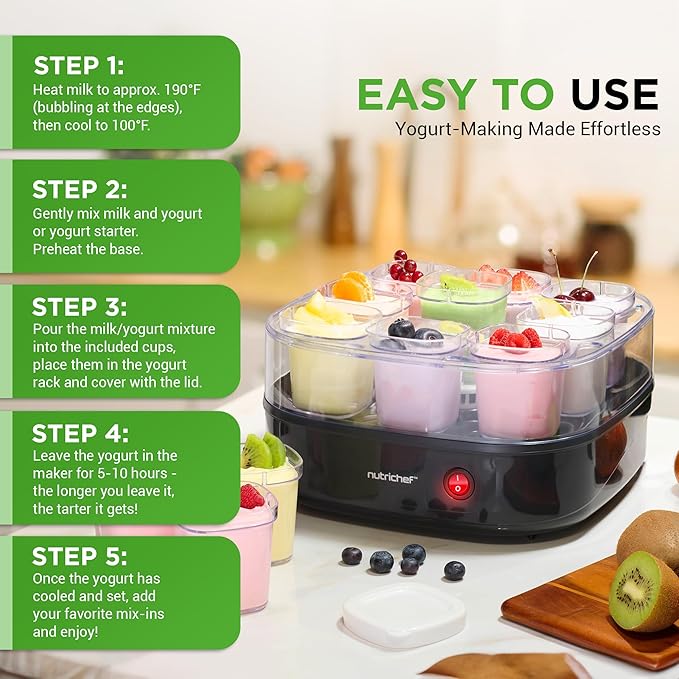 Máquina de Iogurte Automática Nutrichef 4