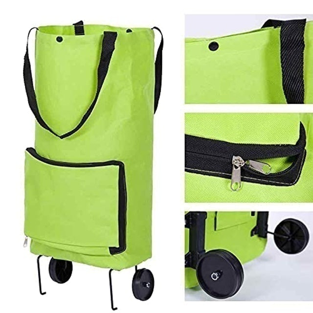 Sacola para Compras Carrinho Dobrável com Rodas Shopbag GT083 4
