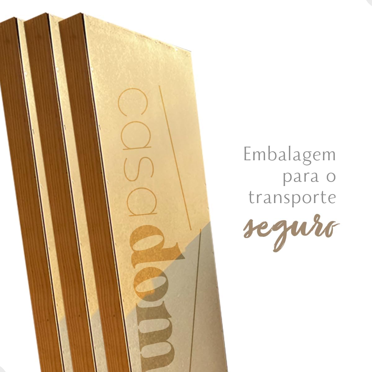 Espelho Pílula 150 x 50 cm em Couro com Suporte de Parede 5