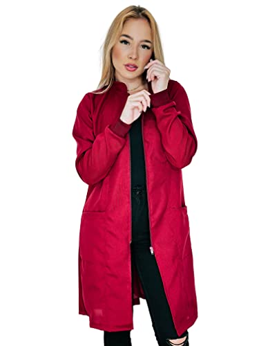 Jaleco Feminino Oxford Zíper 3