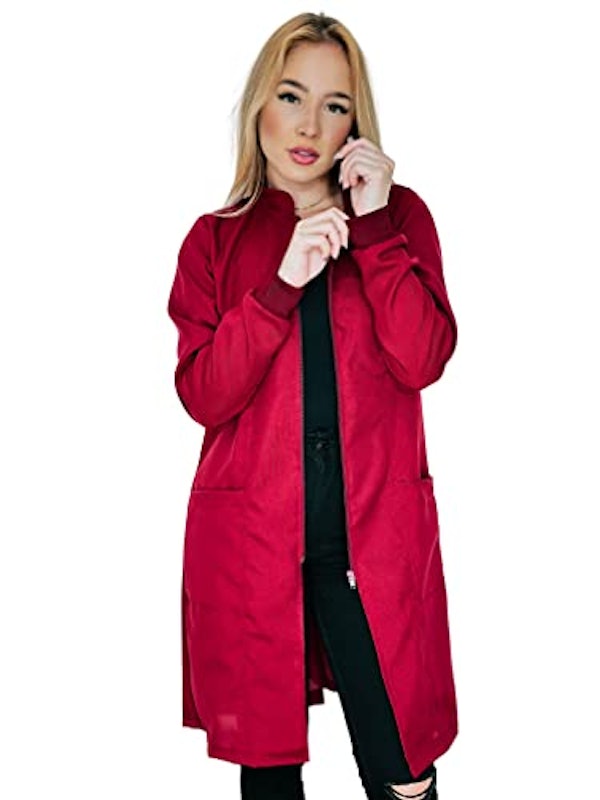 Jaleco Feminino Oxford Zíper 3