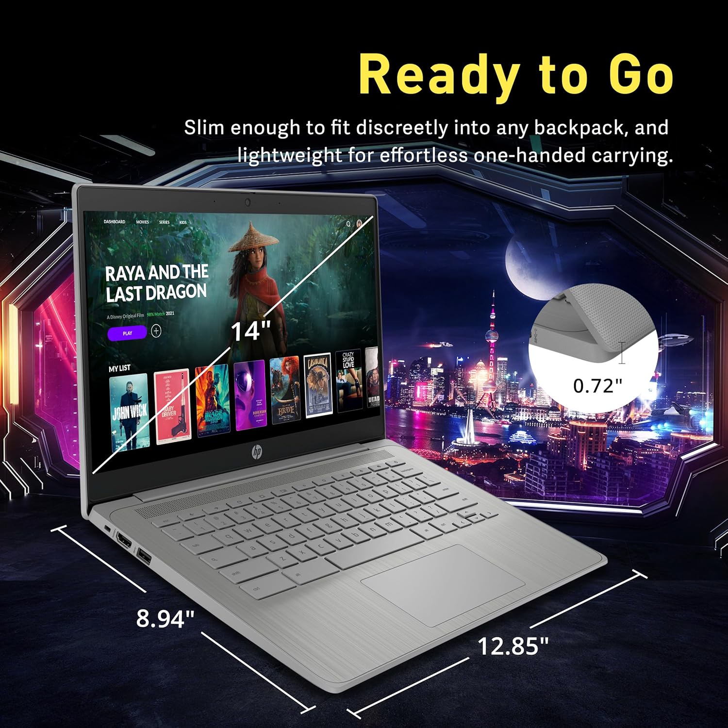Laptop Chromebook 14" HP 5