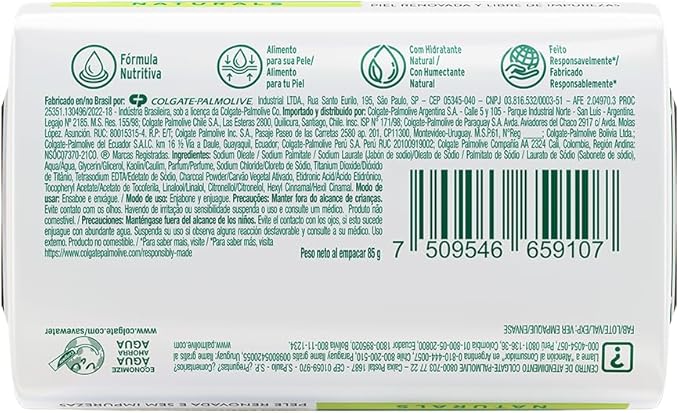 Sabonete de Carvão Palmolive Naturals Frescor Purificante 2