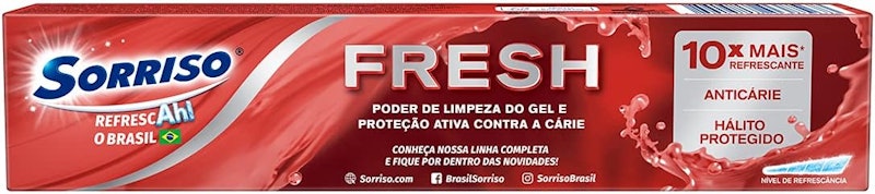 Creme Dental Sorriso Fresh Menthol Impact 4