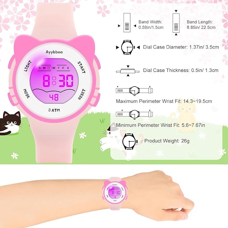 Relógio Digital Infantil para Meninas e Meninos 2