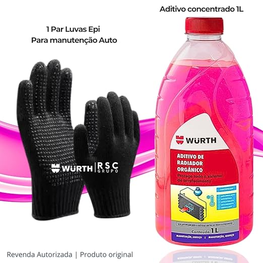 Fluido para Radiador Orgânico Rosa 1 L Pronto para Uso 2
