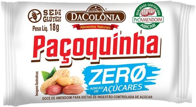 Paçoca Rolha Zero Açúcar DaColônia 3