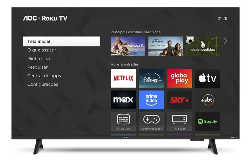 AOC Roku TV 43" Linha 5155 2
