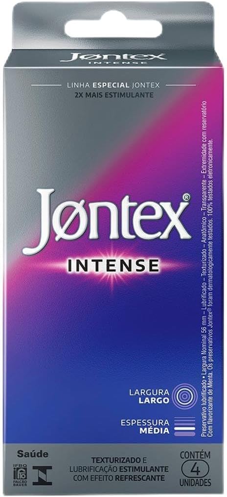 Preservativo Camisinha Jontex Intense 1