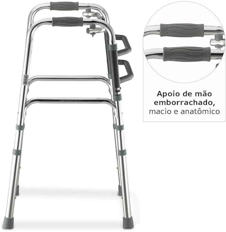 Andador Fixo Móvel e Articulado 3 em 1 4