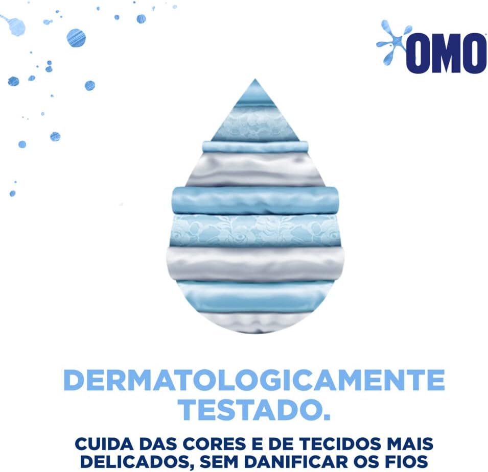 Sabão Líquido Omo Roupas Finas e Delicadas Coco 3