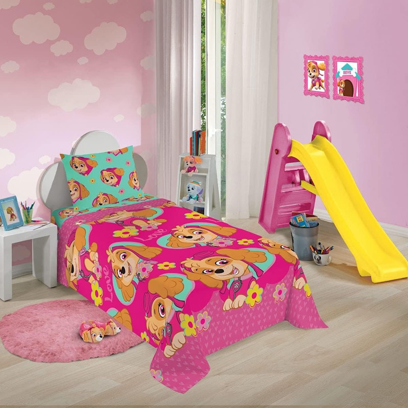 Jogo de Cama Microfibra Estampado Patrulha Canina 1