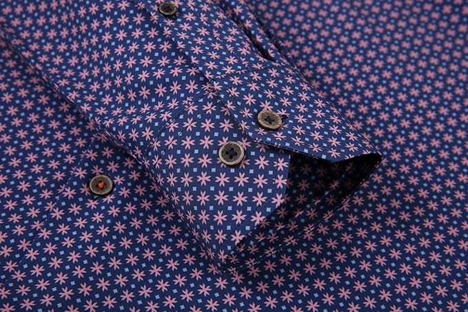 Camisa Social Masculina Estampada Alex Vando 5