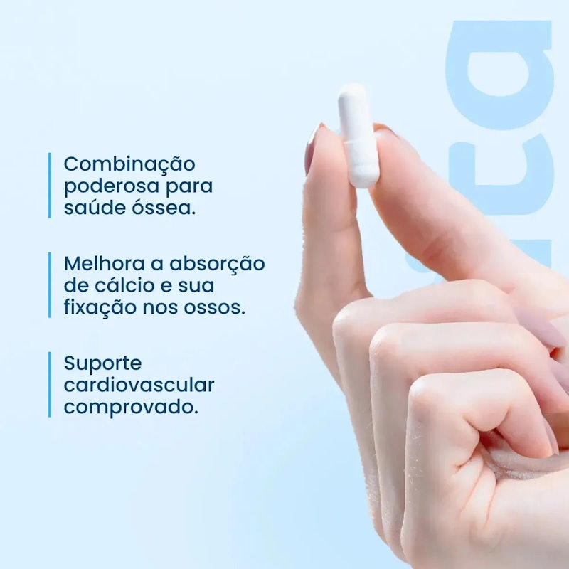 Vitamina D3 + Vitamina K2 com 2000 UI por Cápsula Vhita 5