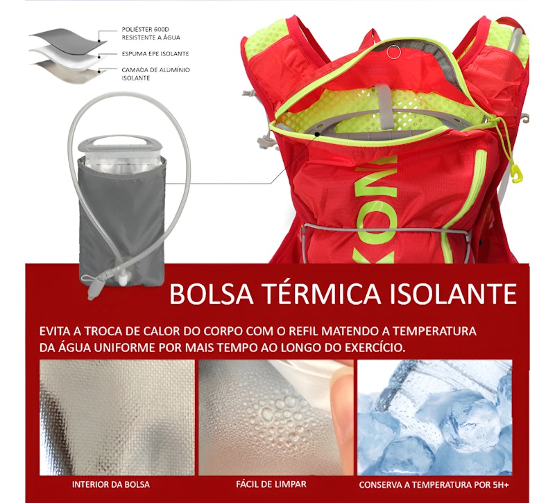 Colete de Hidratação Inoxto 3