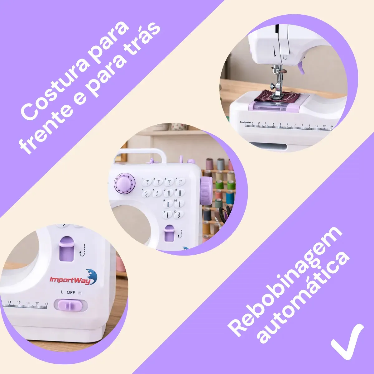 Máquina de Costura Multifuncional  4